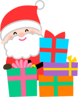 Cute Santa Claus (lots of gifts)