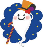 Cute Halloween ghost (ghost)