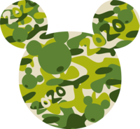 2020 and mouse (mouse) mixed camouflage pattern mouse-cute 2020 child year
