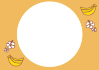 Frame illustration (Tropical banana)