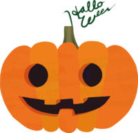 Halloween (Pumpkin front face Jack O Lantern)