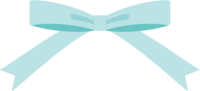 Ribbon (flat style blue)