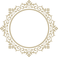 Circular fashionable frame Decorative frame