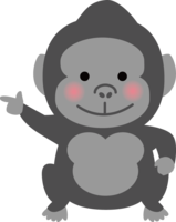 Gorilla-Pointing-Animal