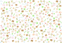 Rabbit & bear pattern-Background