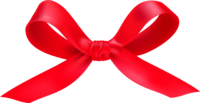 Red ribbon (real natural) pretending
