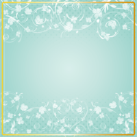 Plant silhouette-Frame material-Decorative frame background