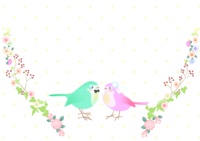 Background-Illustration-Cute (Bird-Marriage Information)