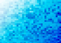 Mosaic pattern (blue-blue) background illustration / texture