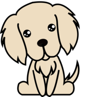 Golden retriever-dog gif animation