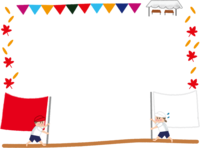 运动会摇旗(幼儿园小学、中学)框架