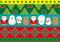 Christmas (cute pattern) material free background