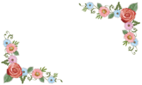 Various flowers-decoration-frame-frame material