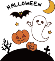 Cute Halloween ghost-Autumn