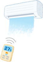 Air conditioner power saving (eco) set temperature 27 degrees / summer