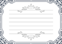 Navy Retro-French fashionable frame Frame