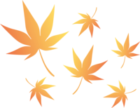 Fashionable fluttering maple leaves-autumn leaves