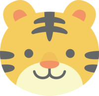 Cute tiger (face only face)