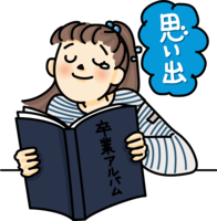 While watching the graduation album, memories overflow and I am moved and tears