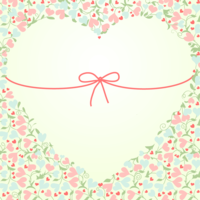 Heart-Frame material-Invitation card-Card-Frame-Enclosed m