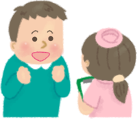 Nurse and man during interview / Medical / Health