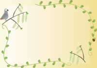 Kibushi Spring (March-April) Flower frame