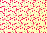 Cherry pattern background illustration / food