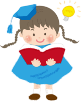 Genius child style girl / kindergarten