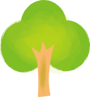 Tree like cute broccoli
