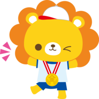 Lion's athletic festival (gold medal) animals