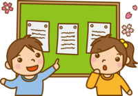 Boys and girls in class-Spring