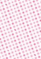 桜かわいいピンクの小花パターン背景柄