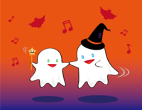 白色鬼怪舞蹈秋天