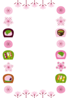 樱花春天快乐框架