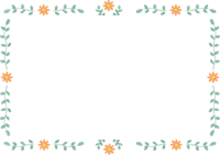 Cute frame of florets Frame