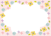 春天(抽象的小花)装饰框