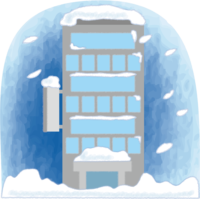 Company buried in snow