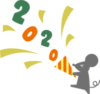 2020 characters jumping out of the cracker of a mouse (mouse)-child year