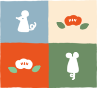 四个方块里有老鼠和椿2020童年