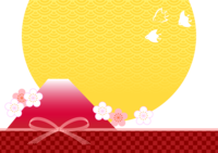 富士山(北斗和粽子)背景