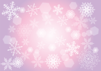 Winter background material-Fashionable snowflake