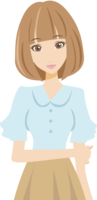女性誌-表紙風ポーズ