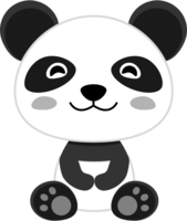 Cute smiling panda