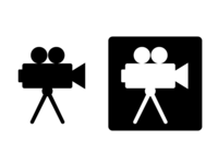 Video-Movie silhouette