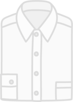 折叠的白y衬衫(衬衫)