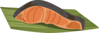 焼き魚-朝食の焼き鮭