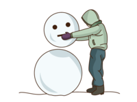 Making a snowman