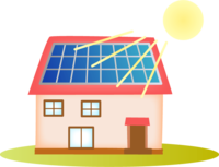 安装太阳能板的房子