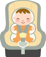 Child seat and baby