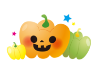 かぼちゃ-ハロウィン素材
